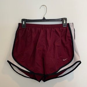 Maroon Nike Dri-fit Shorts